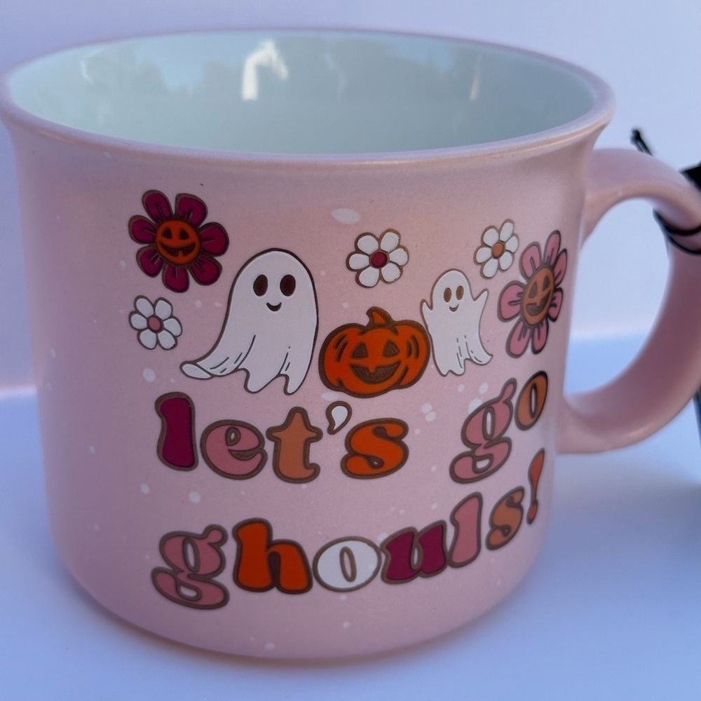 Let's Go Ghouls Pink Halloween Mug-Brand NEW! - Picture 4 of 10